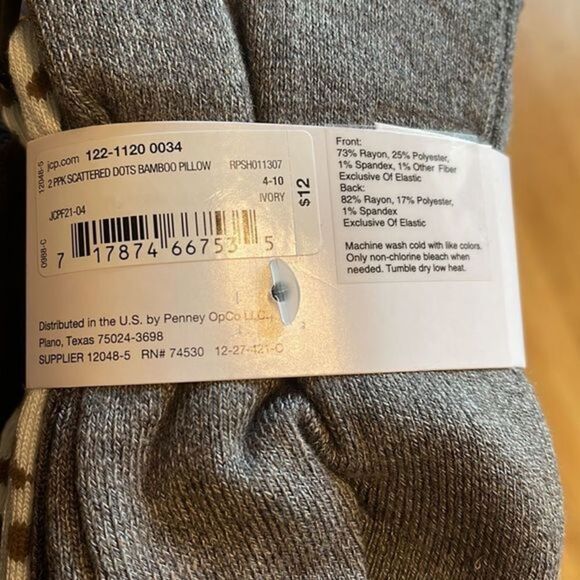 🔹5/$25🔹 NWT Crew Socks. 2 Pairs. Women’s Size 4-10 - Picture 5 of 7